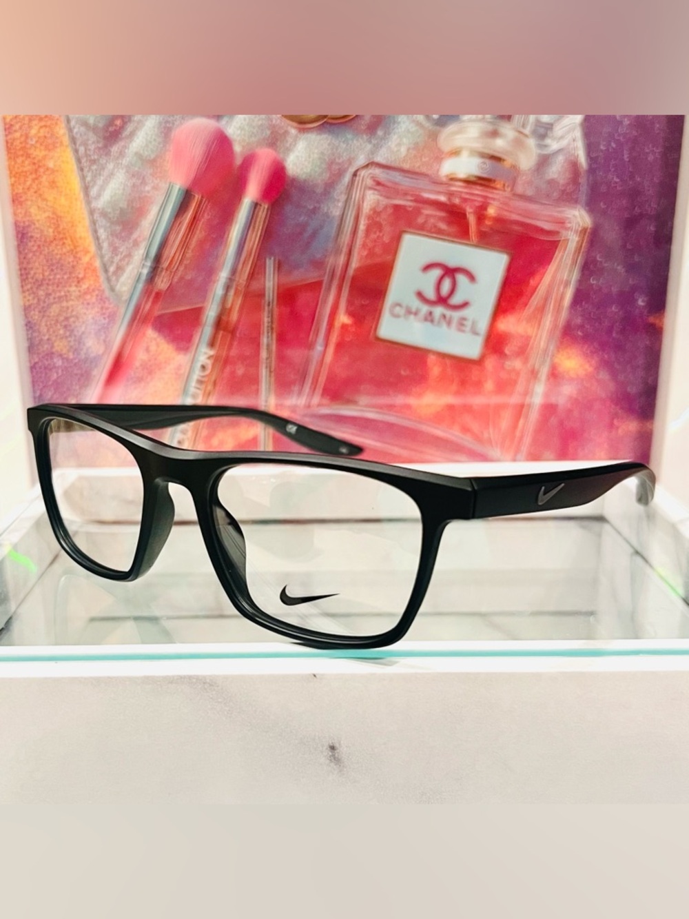Nike Eyeglasses 7039 - 001 - MATTE BLACK NWOT